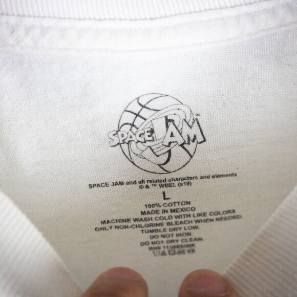 Space Jam Bugs Bunny Lola Bunny Kiss Tee Mens Large - Picture 8 of 8